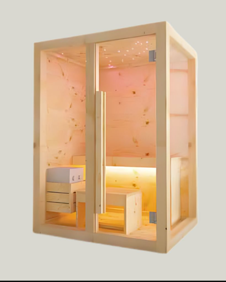 Sauna Honey Project 1500x1020xH2060 Angolo SX Colacril