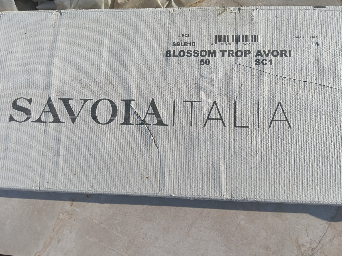 Blossom Tropical Avorio 33,3x100 Rettificato Matt Savoia Italia