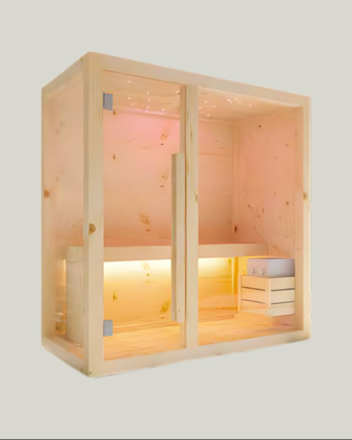 Sauna Honey Project 2000x1000xH2060 Angolo SX Colacril