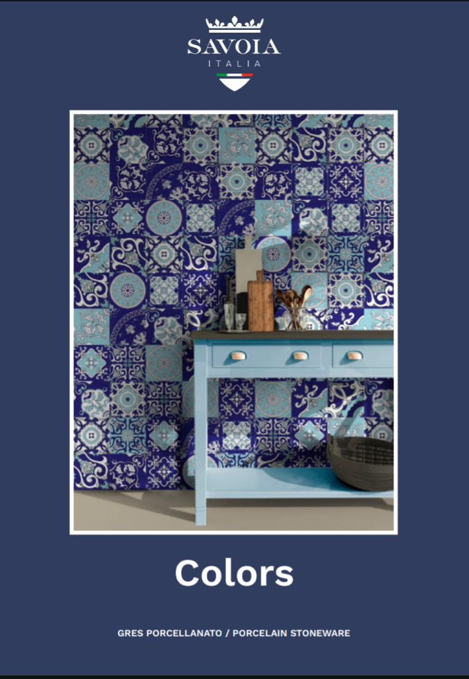 Colors Azzurro 21,6x21,6 Savoia Italia
