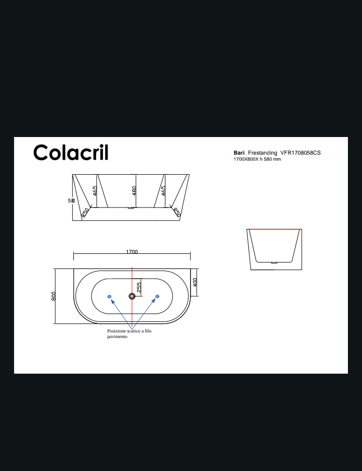 Vasca Bari Colacril