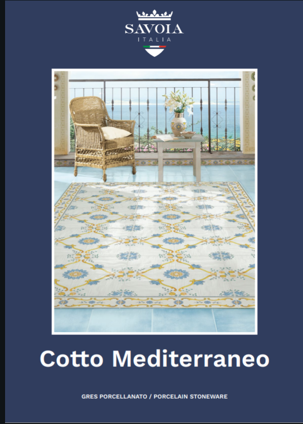 Cotto Mediterraneo Bianco 34x34 Savoia