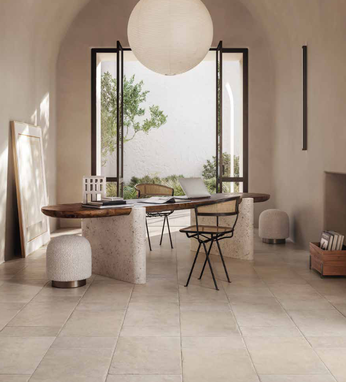 Di Pietra Runi Avorio 40x40 R10 Cir Ceramiche