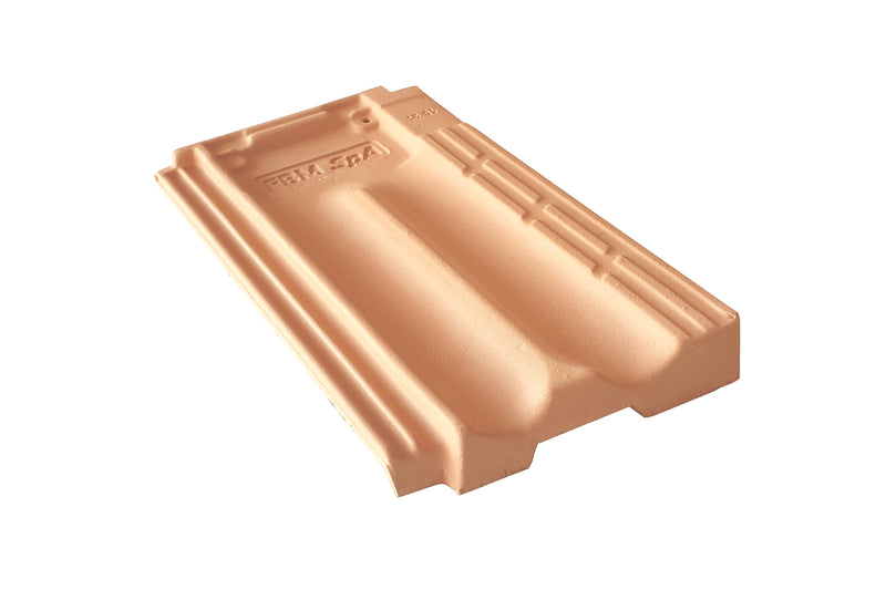 Tegola Marsigliese Baby Rossa FBM 41 × 24,5 cm a Passo Variabile