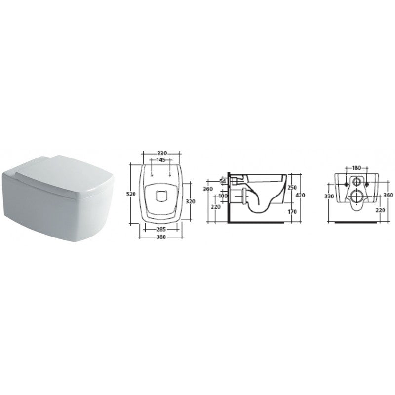 SA02 Vaso Sospeso Bianco Galassia