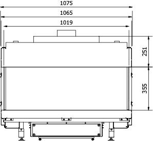 CAMINO GAS 100 FRONTALE GPL G 31 KW 10,8 MARSICAMIN