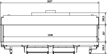 CAMINO GAS 200 LATERALE SX GPL G 31 KW 22 MARSICAMIN