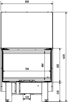 PANORAMA 85 TRIFACCIALE KW10 MONOBLOCCO A LEGNA MARSICAMIN