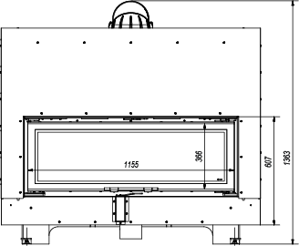 FOCUS 120 FRONTALE KW20 MONOBLOCCO A LEGNA MARSICAMIN