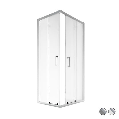 Essential Lato Doccia cm 118-120 Cristallo Trasparente 6 mm