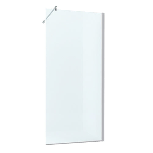 Clever Walk-in cm 117,3 Cristallo Trasparente 6 mm Profilo Cromo