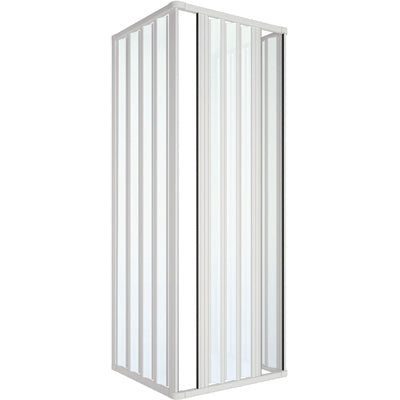 Stefy Lux 90x90x90 Box Doccia a 3 lati Soffietto riducibile