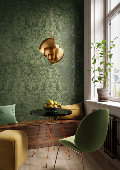 Chromagic Toile de jouy olive 60x120 Rettificato Cir Ceramiche