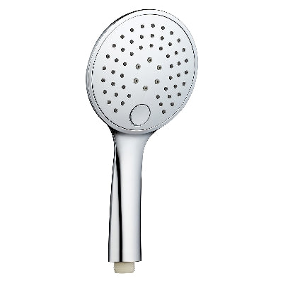 Doccetta Anticalcare 3 Getti Ø 120 mm con Selettore a Pulsante Cromo