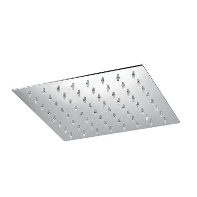 Square shower head 20x20 extra flat stainless steel