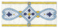 Cotto Mediterraneo Listello Seiano Blu 10X22 Savoia Italia