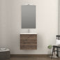 MOBILE BAGNO COMPLETO KANSAS NOCE L. 60 CM BADEN HAUS