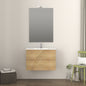 MOBILE BAGNO COMPLETO KANSAS ROVERE TABACCO L. 80 CM BADEN HAUS