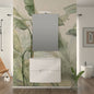 MOBILE BAGNO COMPLETO TIME BILU BIANCO LUCIDO L. 74 CM BADEN HAUS