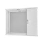 SPECCHIO MOD. ASIA 1 ANTA LISCIA BIANCO L.72