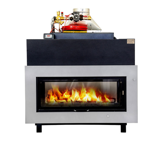 Termocamino a Legna Bifacciale PSU 16:9 120 Easy Fire 29.500 kcal – ETA Kamini