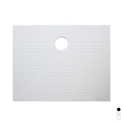 PIATTO DOCCIA 80X120 H3.6 RETTANGOLARE IN CERAMICA BIANCO LUCIDO