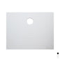 PIATTO DOCCIA 80X120 H3.6 RETTANGOLARE IN CERAMICA BIANCO LUCIDO