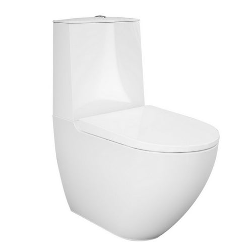 Vaso Monoblocco Des Filo Muro Rimless con Fissaggi Nascosti RAK