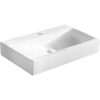 LAVABO DA APPOGGIO MOD. LA46 CM 70.5 X 44.5 LINPHA