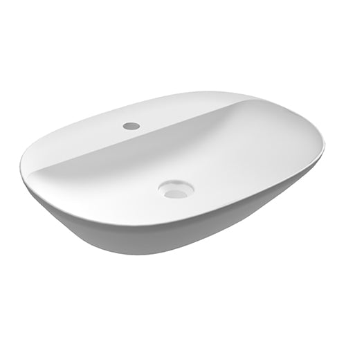 Variant Lavabo da appoggio ovale allungato (monoforo) 60x42 bianco Rak