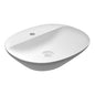 Variant Lavabo da appoggio ovale (monoforo) 50x42 bianco Rak