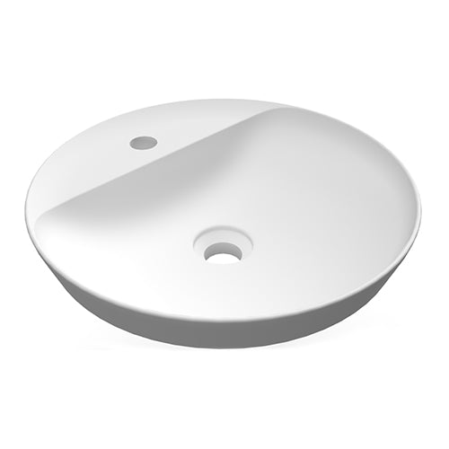 Variant Lavabo ad incasso tondo monoforo 42x42 bianco Rak