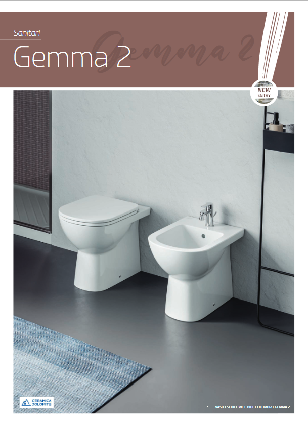 Lavabo monoforo L. 50 Dolomite Gemma 2