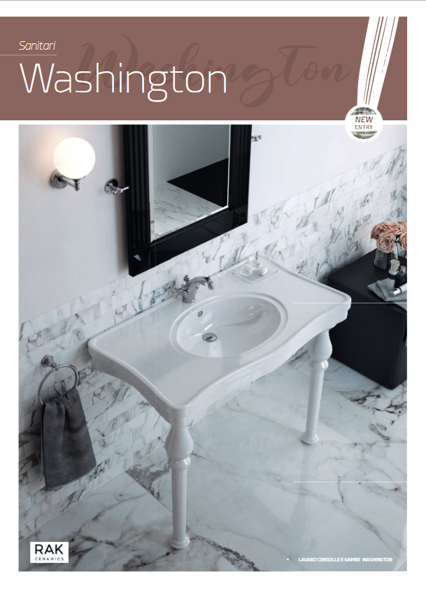 Sedile WC soft closing bianco opaco matt Rak Washington