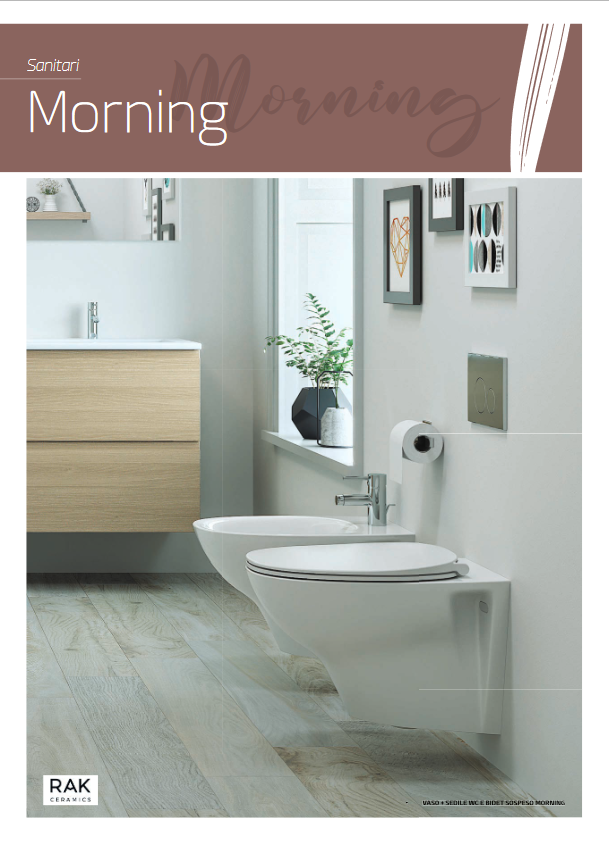 Lavabo monoforo morning Rak L. 65 cm