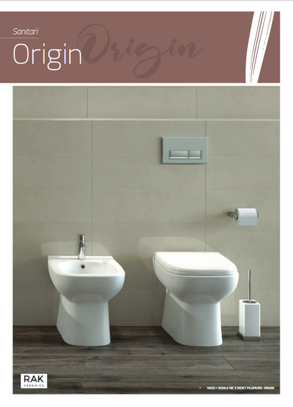 Bidet sospeso erogazione rubinetto Origin Rak