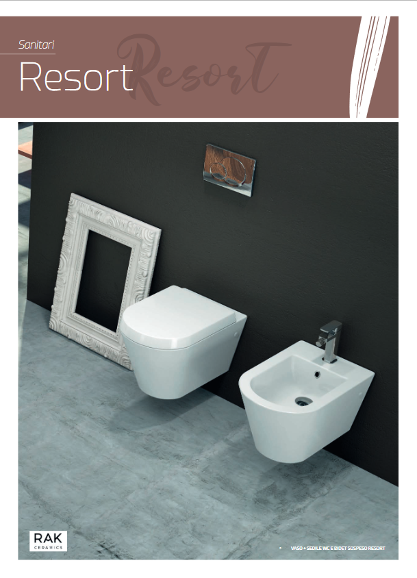 Lavabo monoforo L. 55 cm Rak Resort