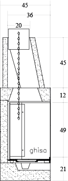 CAMINETTO PREFABBRICATO A LEGNA M 80 TGH MARSICAMIN