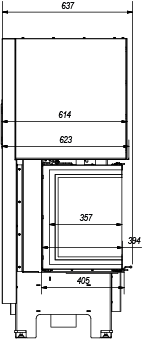 PANORAMA 85 TRIFACCIALE KW10 MONOBLOCCO A LEGNA MARSICAMIN