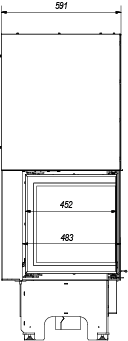 VISTA 70 LATERALE SX KW12 MONOBLOCCO A LEGNA MARSICAMIN