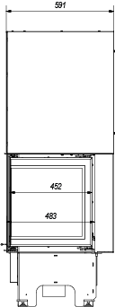 VISTA 70 LATERALE DX KW12 MONOBLOCCO A LEGNA MARSICAMIN