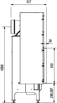 FOCUS 80 FRONTALE KW12 MONOBLOCCO A LEGNA MARSICAMIN