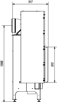 FOCUS 65 FRONTALE KW10 MONOBLOCCO A LEGNA MARSICAMIN