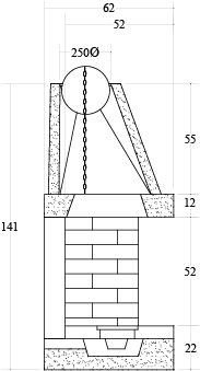 CAMINETTO PREFABBRICATO A LEGNA QR 100 REF SEMIAPERTO 2 LATI MARSICAMIN