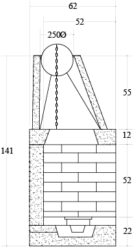 CAMINETTO PREFABBRICATO A LEGNA QR 100 REF SEMIAPERTO A DX MARSICAMIN