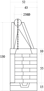 CAMINETTO PREFABBRICATO A LEGNA QR 90 REF MARSICAMIN