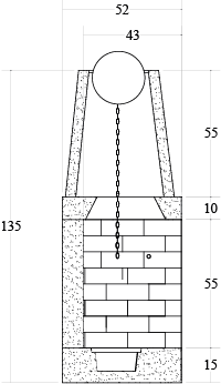 CAMINETTO PREFABBRICATO A LEGNA QR 70 REF MARSICAMIN