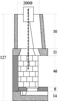 CAMINETTO PREFABBRICATO A LEGNA ROT 80 REF MARSICAMIN