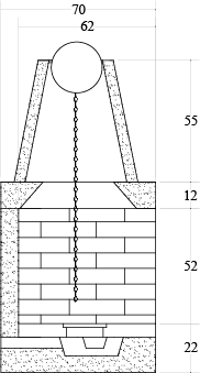 CAMINETTO PREFABBRICATO A LEGNA DS 100 REF MARSICAMIN