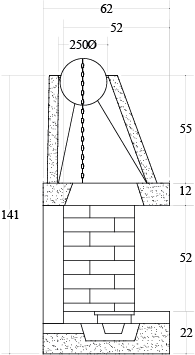 CAMINETTO PREFABBRICATO A LEGNA QR 100 REF SEMIAPERTO A SX MARSICAMIN